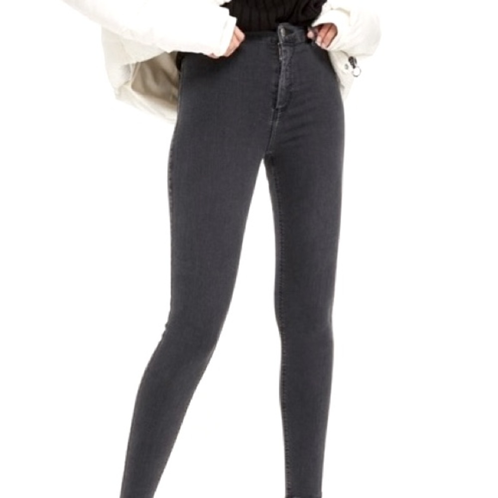 Topshop Joni High Rise Jeans with Cutoff Ankles Size 28 READ DESCRIPTION